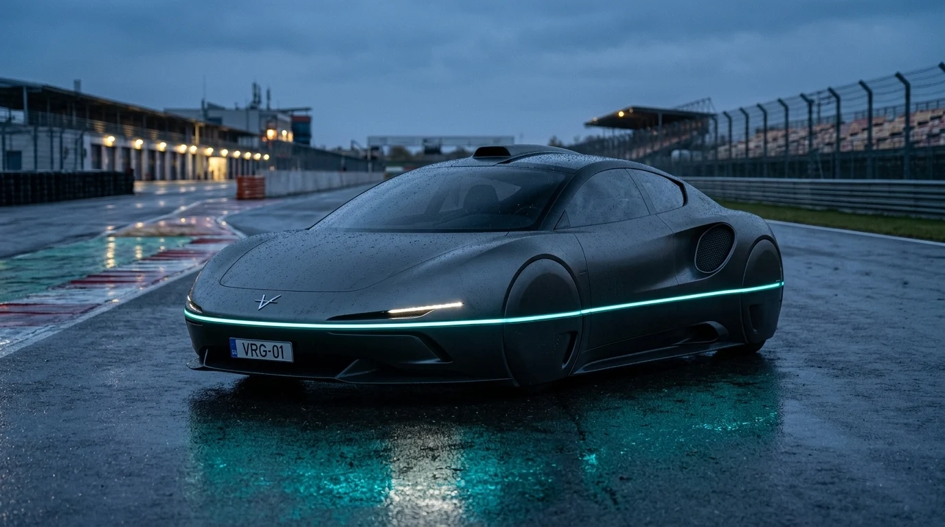 VRG-01 pe pista udă